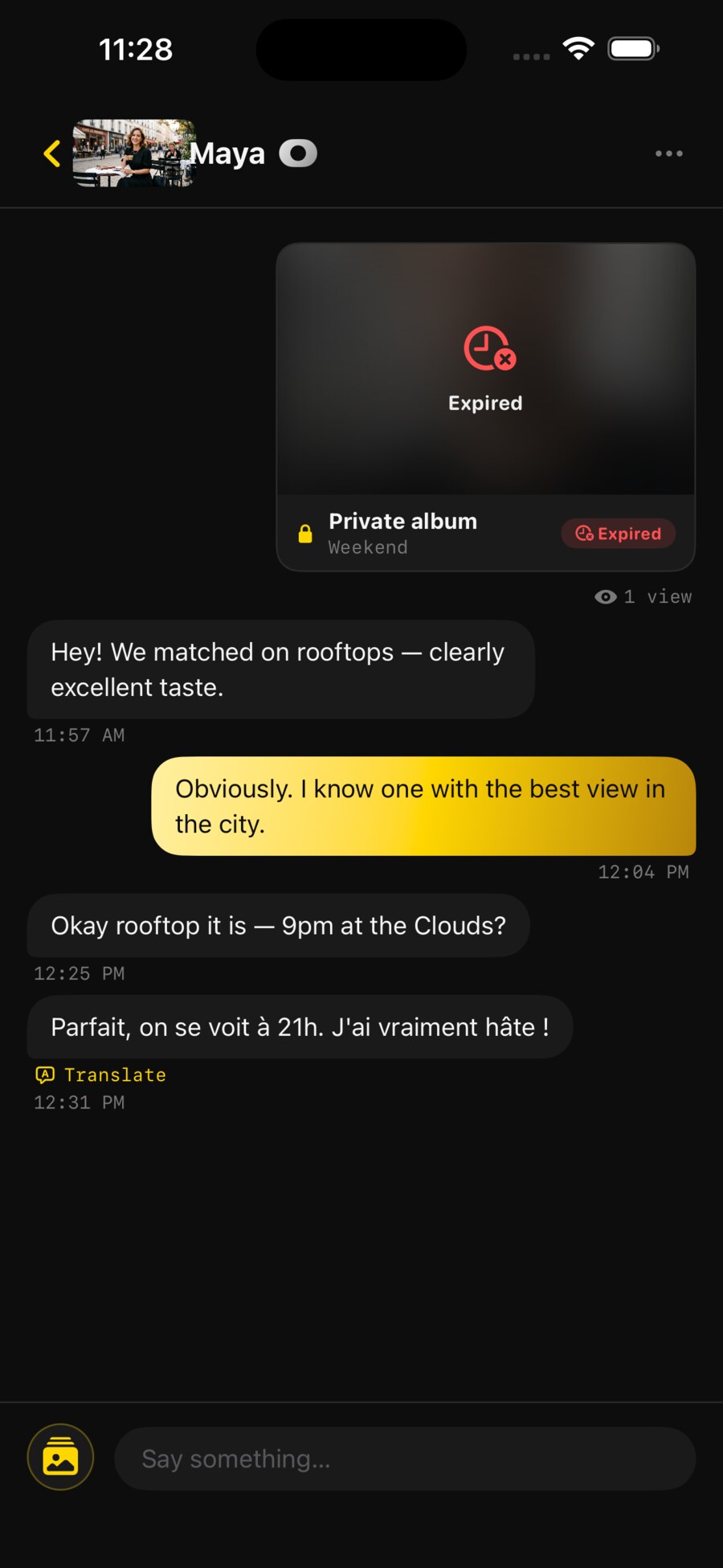 2NIGHT dating app — chat with your match