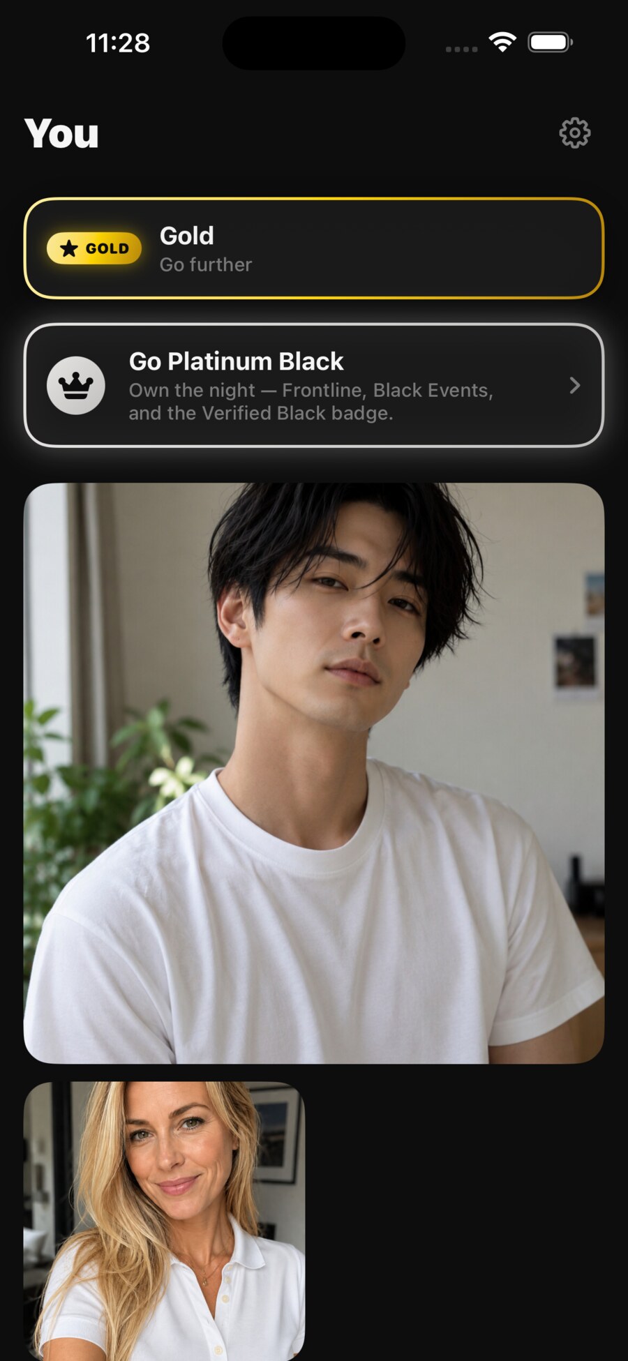 2NIGHT dating app — your profile